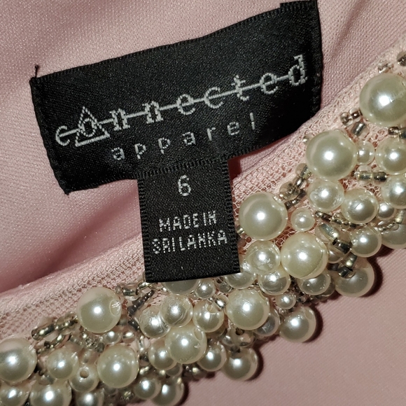 Connected Apparel Cotton Candy pink sheath dress size 6 - Picture 5 of 13